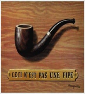 A Traição das Imagens de René Magritte (Isto não é um Cachimbo)