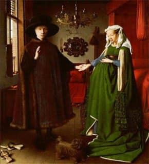 O Casal Arnolfini - Jan Van Eyck