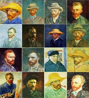 Autorretratos de Vincent van Gogh