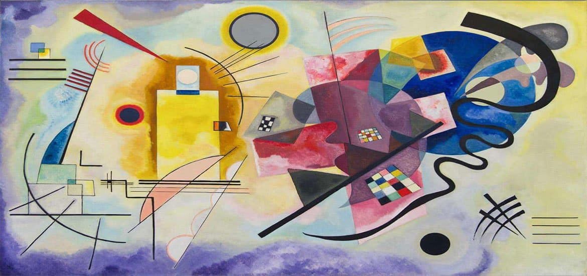 Amarelo, Vermelho, Azul - Wassily Kandinsky