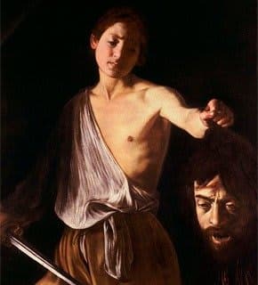 Davi com a Cabeça de Golias - Caravaggio