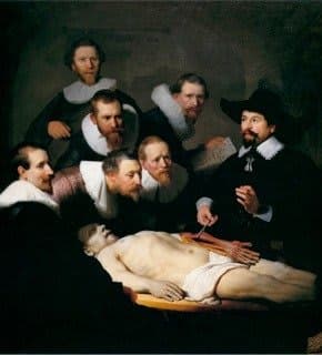A Lição de Anatomia do Dr. Tulp, de Rembrandt