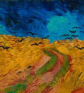 Campo de Trigo com Corvos - Vincent van Gogh