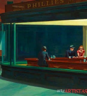 Nighthawks ( Falcões da Noite). Edward Hopper
