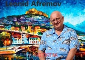 Biografia de Leonid Afremov e sua espátula mágica