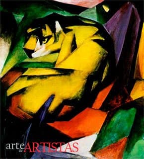 Tigre, pintura de Franz Marc