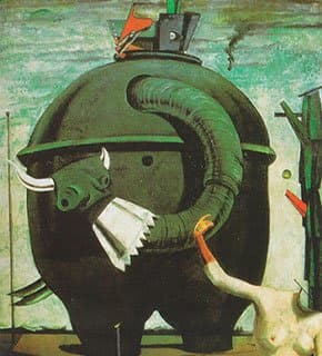 O Elefante Celebes, de Max Ernst